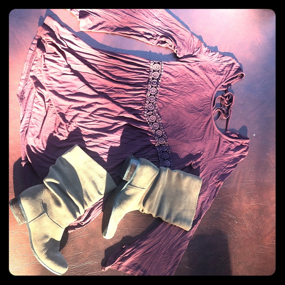 Boho dress with bell sleeves! MOVING SALE!